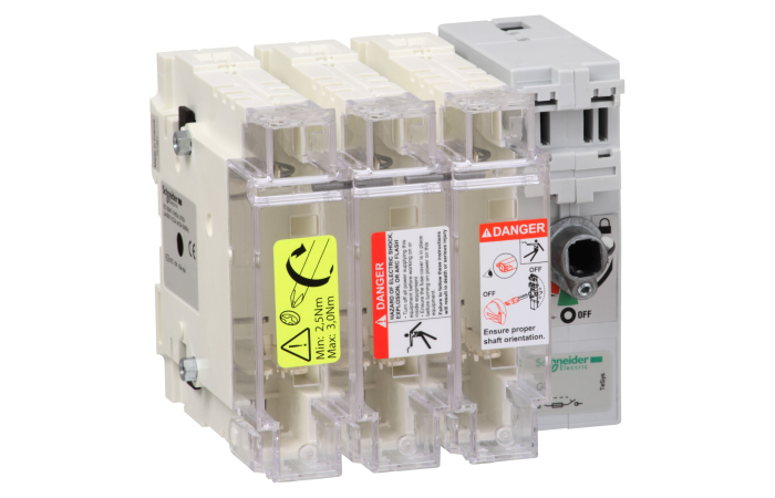 Kirtiklis-saugiklis 3P 125A 22x58 GS2K TeSys - SCHNEIDER ELECTRIC