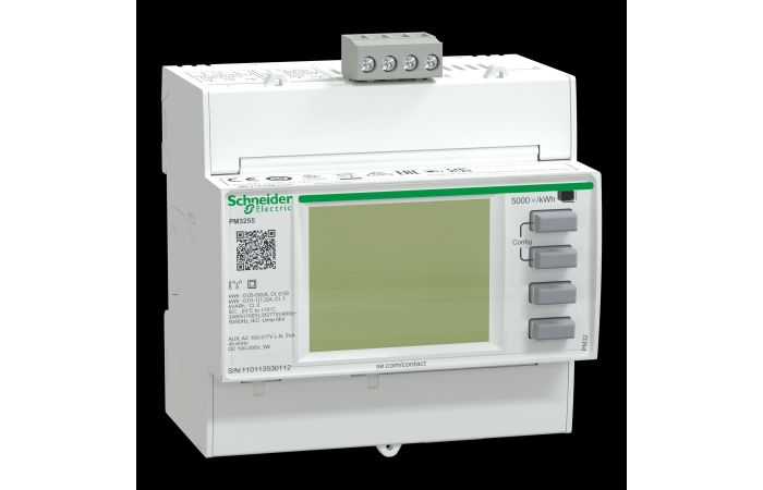 Matuoklis galios su Modbus RS485 2DI 2DO PM3255 PowerLogic - SCHNEIDER ELECTRIC