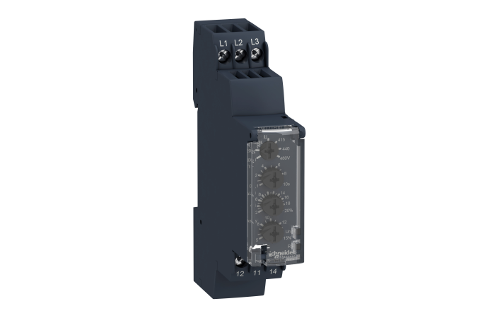 Relė įtampos kontrolės 3F 1co 5A 183-528V AC RM17UB3 Harmony - SCHNEIDER ELECTRIC