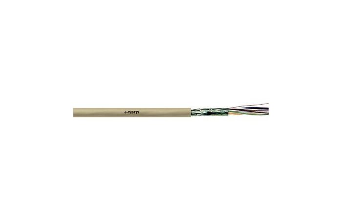 Kabelis signalinis ekranuotas J-Y(St)Y 1x2x0.8mm2 300V pilkas [matuojamas] - ELMAT