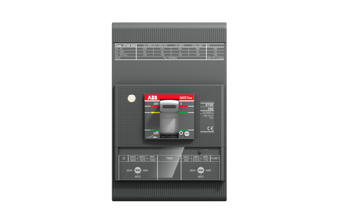 Automatas 3P 200A 36kA XT4N250 TMA 0.7-1 In - ABB