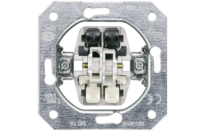 Jungiklis p/t dvigubas 10A 250V - SIEMENS