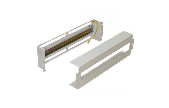 Panelė DIN moduliniams aparatams 22 modulių 19" 3U pilka - ZPAS