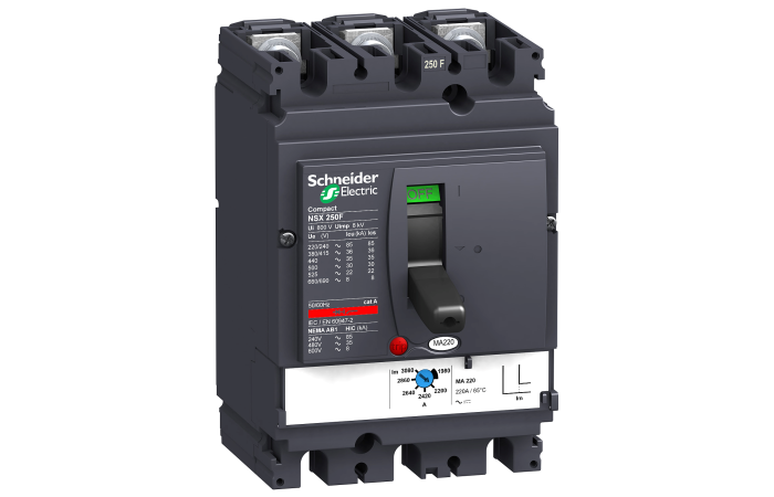 Automatin.jungiklis Compact NSX250F.3P.3d.In-250A.I, LV431748, LV POWER CIRCUIT BREAKERS AND SWITCHES, MCCB OPTIMUM OFFER, COMPACT <=250 - SCHNEIDER ELECTRIC (pavadinimas tikslinamas)