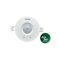 Jutiklis būvio į/l IP20 D-94mm H-48mm baltas EXT2010 OCC DL PIR AC Sensor RS WH ESW Ledinaire panel EcoSet - PHILIPS