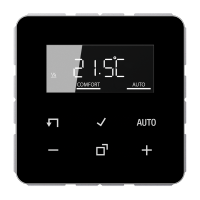 Standard room thermostat with display - JUNG (pavadinimas tikslinamas)