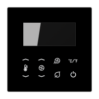 Display for temperature controller fan c - JUNG (pavadinimas tikslinamas)