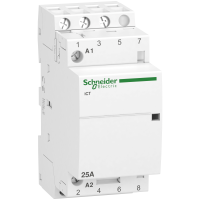 Kontaktorius 3P 25A 230V AC 3no 2 modulių iCT25A Acti9 - SCHNEIDER ELECTRIC