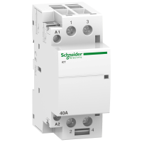 Kontaktorius 2P 40A 230V AC 2no 2 modulių iCT40A Acti9 - SCHNEIDER ELECTRIC