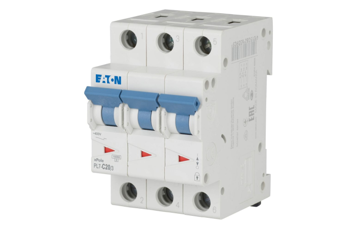 Automatas 3P 20A C 10kA PL7-C20/3 - EATON