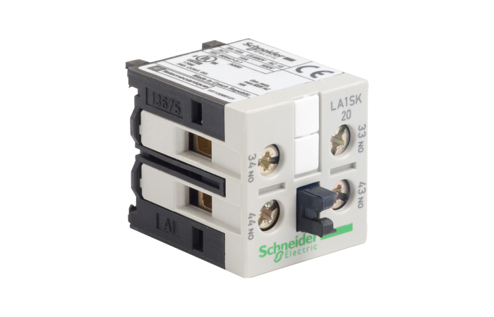 TeSys LA1SK papildomu kontaktu blokas. 2 N/O. Momen, LA1SK20, , CONTACTORS & MOTOR PROTECTION STANDARD OFFER < 150, SK MINI CONTACTORS - SCHNEIDER ELECTRIC (pavadinimas tikslinamas)