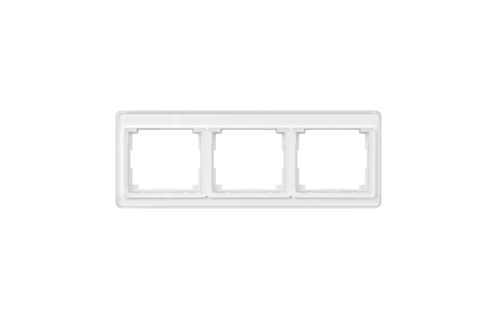 Rėmelis trigubas horizontalus montažui baltas SL - JUNG